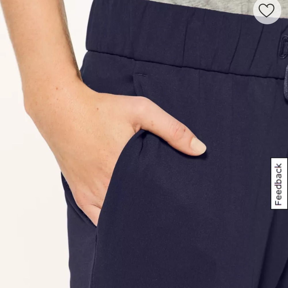 Lululemon on the fly navy blue pants women’s size 2 - Picture 3 of 10